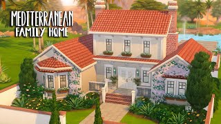 Mediterranean Family  Home 🌺 // Sims 4 Speed Build
