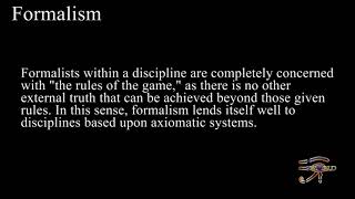 formalism describes an emphasis on form over content or meaning in the arts, literature,