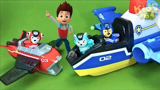 Unboxing Paw Patrol |Best Learning Video |Vehicles Chase and Skye Marshall Toy