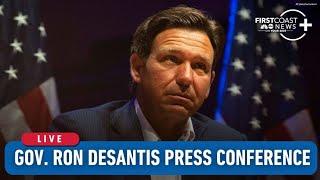 DeSantis news conference on immigration after Florida Republicans push their own bill