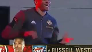 Russell westbrook reaction after the trade to Houston rockets