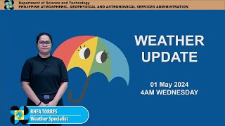 Public Weather Forecast issued at 4AM | May 01, 2024 - Wednesday