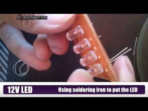 DIY: Tutorial how to make 12V LED Light Without Resistor DIY: Tutorial how to make 12V LED Light Without Resistor