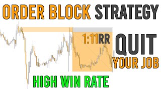 EASY Order Block Trading Strategy That Works! (QUIT YOUR JOB!)