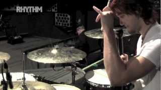 Halestorm drummer Arejay Hale shows Rhythm his stick tricks