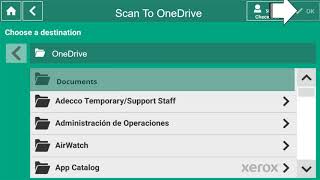Xerox® Instant Print Kiosk Simple Scan to OneDrive