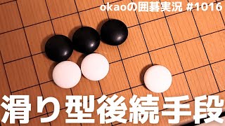 必ず覚えておきたい、三々定石スベリ型の後続手段【囲碁実況#1016】