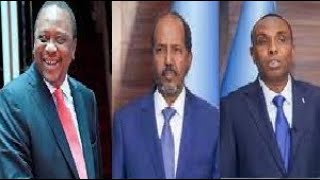 Daawo;-KIISKII Badda Somalia Iyo Kenya Oo Xasan Sheekh Iyo Xamse Cabdi Oo Lagu Cadaadinayo