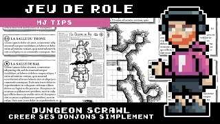 MJ Tips - Dungeon Scrawl, dessiner des donjons en quelques clicks !