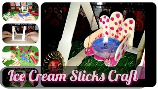 How To Make #icecreme Sticks Swing | Easy Ice cream stick Craft