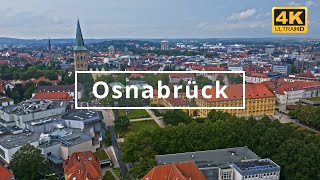 Osnabrück , Germany 🇩🇪 | 4K Drone Footage (With Subtitles)