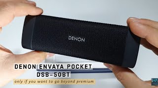 Review + Unboxing DENON Envaya Pocket DSB-50BT | 13W + passive radiator