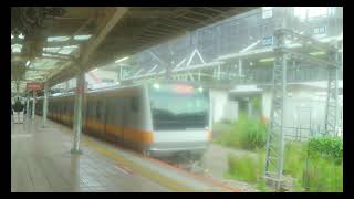 【JR中央線】 E233系T37編成 各駅停車 立川行き \u0026 E233系T39編成 快速 東京行き 国分寺到着