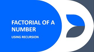 Java Program to Find Factorial of a Number using Recursion | Learn With Anthony