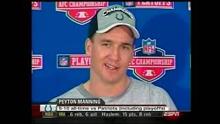 2006   Patriots  at  Colts   AFC Title Game