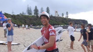 五十嵐カノア選手好調のスタート！WCT2019ツアー QUIKSILVER PRO Gold Coast開幕／Kanoa Igarashi is 1st place in round 1