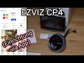 EZVIZ CP4 WLAN Klingel mit Türspion verbinden und mit der EZVIZ App einrichten + Funktionsübersicht