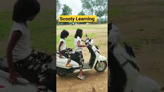 scooty Learning  #Honda #Activa6G