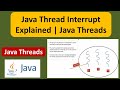 Java Thread Interrupt Explained | Java Threads