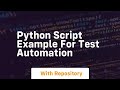 python script example for test automation