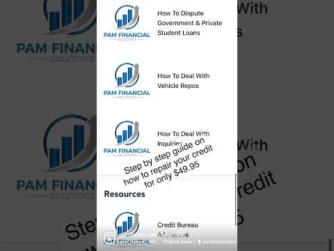 Step-by-step guide to repairing your credit for less! #fypシ #Credit #creditrepair