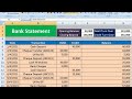 How To Make Bank Statement Only With SUM Formula