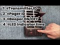 how to enter setting mode for tera pager p1 r16