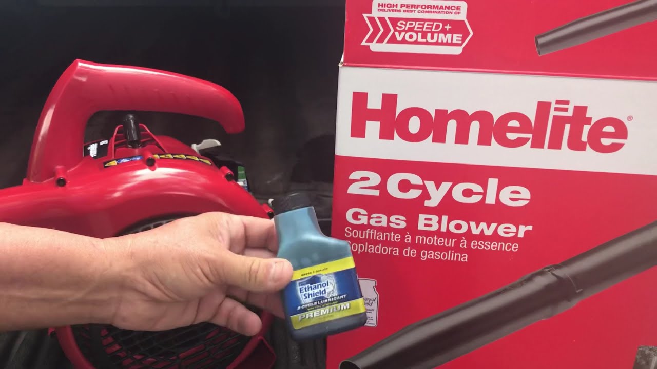 Homelite 26B 2 Cycle Gas Blower Product Review - YouTube