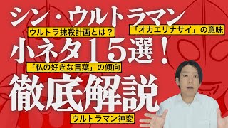 シン・ウルトラマンがめっちゃ面白かったから小ネタ、元ネタ、徹底解説しました！【映画】