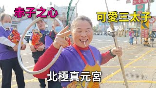 赤子之心可愛太子爺/太子元帥/中壇元帥/玄天上帝/起乩降駕操寶參禮-新營太子宮進香團（桃園北極真元宮）