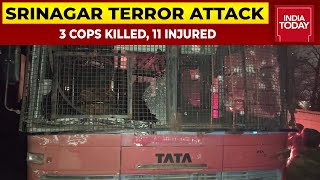 Jammu-Kashmir: Terrorists Ambush Police Bus In Srinagar, Three Cops Killed, 11 Injured