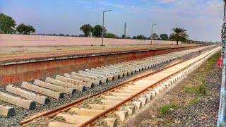 Double track Project Work Updates between Rajkot to Digsar stations onboard Okha-Viramgam passenger.