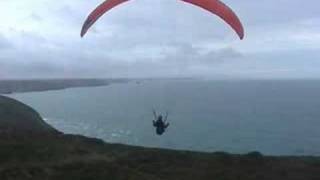 Paragliding Chapel Porth Cornwall