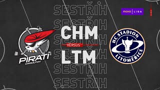 SESTŘIH 25. kolo Maxa liga: Piráti Chomutov - HC Stadion Litoměřice 1:4