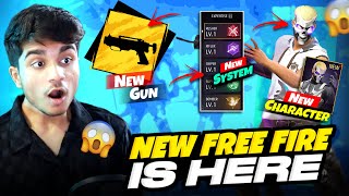 New Free Fire is Here 😍 New Character, New Weapon *must watch* New Update OB44 - Garena Free Fire