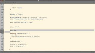 PHP25.0 Code Reuse with Functions