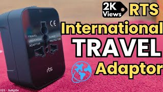 RTS Universal Travel Adapter 🔥Best Travel Adapter Review 🔥Best International Power Adapter