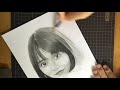 新田さちか pencil drawing time lapse