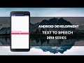 Android Development Tutorial - Text To Speech