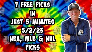 NBA, MLB, NHL  Best Bets for Today Picks & Predictions Tuesday 5/2/23 | 7 Picks in 5 Minutes