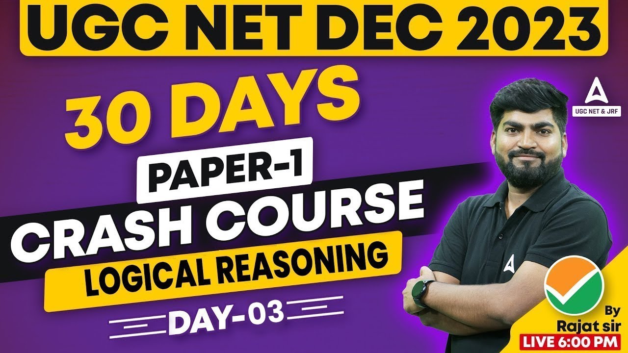 Ugc Net Paper 1 Logical Reasoning Preparation Ugc Net Reasoning Crash Ugc Net Paper 1 Logical Reasoning Preparation Ugc Net Reasoning Crash
