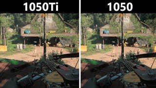 Far Cry New Dawn GTX 1050 Ti vs GTX 1050