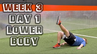 Offseason Football Workout Program: Lower Body | Week 3 Day 1