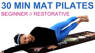 PILATES FOR BEGINNERS (SESSION 1) | 30 MIN MAT PILATES WORKOUT AT HOME