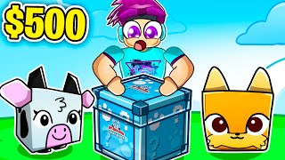 I Spent $500 Trying To Get EVERY New Lucky Block Plush in Pet Simulator 99!