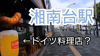 【湘南台】【ブルーライン】【地下鉄】藤沢市湘南台駅周辺を散歩。新しいお店がオープンしてる!?ドイツ料理店？。/投資家Taku/パンダ男/恋愛パンダ