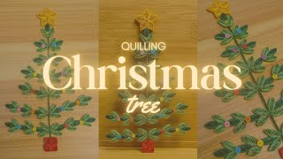 HOW TO MAKE QUILLING CHRISTMAS TREE | HANDMADE PAPER CRAFT 🎄