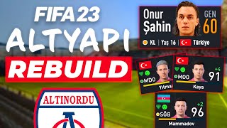 TÜRKİYE ve AZERBAYCAN GENÇ YETENEKLERİ! // FIFA 23 ALTYAPI REBUILD // KARİYER MODU