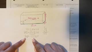 Volume of a rectangular prism (finding the missing dimension)