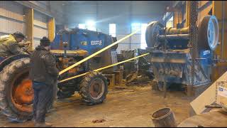 never seen a fordson major vintage tractor used for this !!... Perkins p6 engine